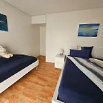 Traumblick Auf Den Thunersee Und Berge
