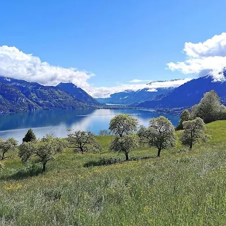 Traumblick Auf Den Thunersee Und Berge شقة *
