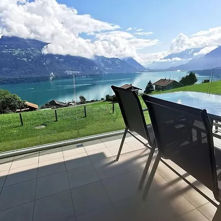 شقة Traumblick Auf Den Thunersee Und Berge كراتيغين