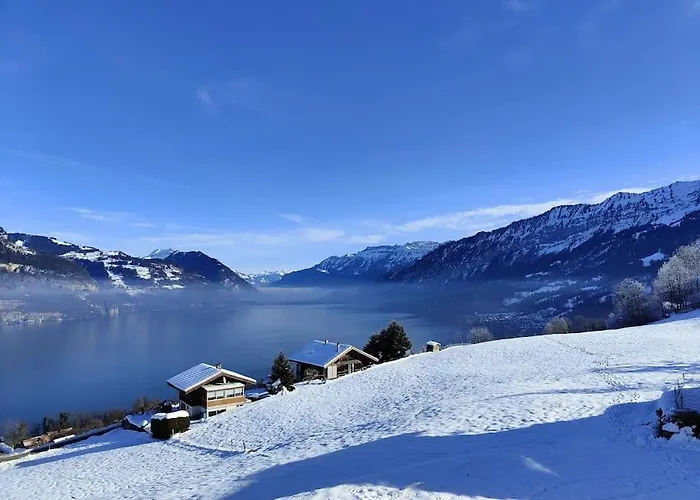 Traumblick Auf Den Thunersee Und Berge 公寓 *
