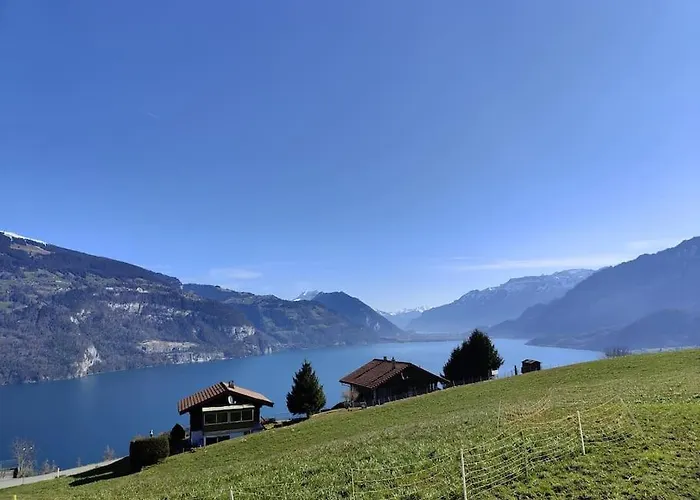 Traumblick Auf Den Thunersee Und Berge 公寓 *
