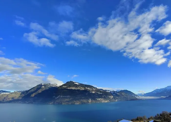 Traumblick Auf Den Thunersee Und Berge شقة *