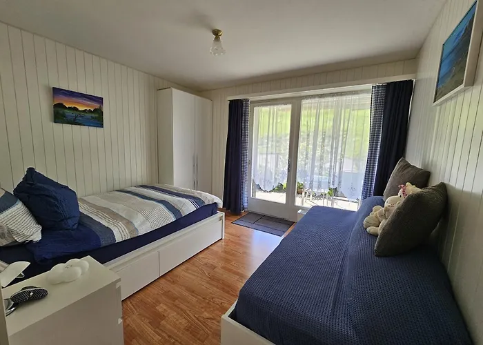 شقة Traumblick Auf Den Thunersee Und Berge *